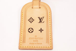 Louis Vuitton Koffer- / Adressanhänger Leder