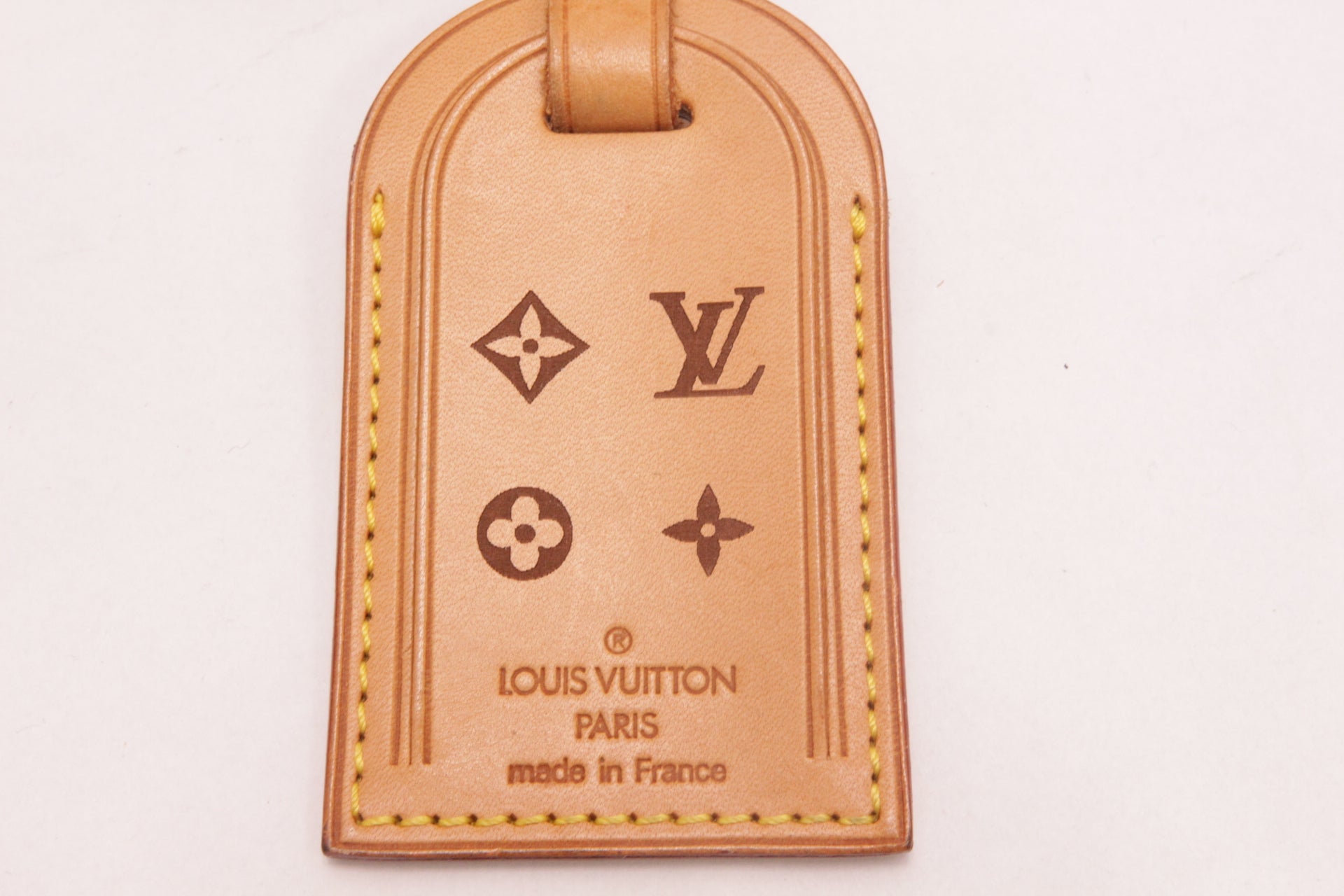 Louis Vuitton Koffer- / Adressanhänger Leder