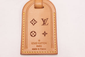 Louis Vuitton Koffer- / Adressanhänger Leder