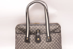 Louis Vuitton Mini Lin Mary Kate Blue Shopper