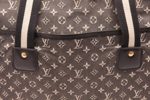 Louis Vuitton Mini Lin Mary Kate Blue Shopper