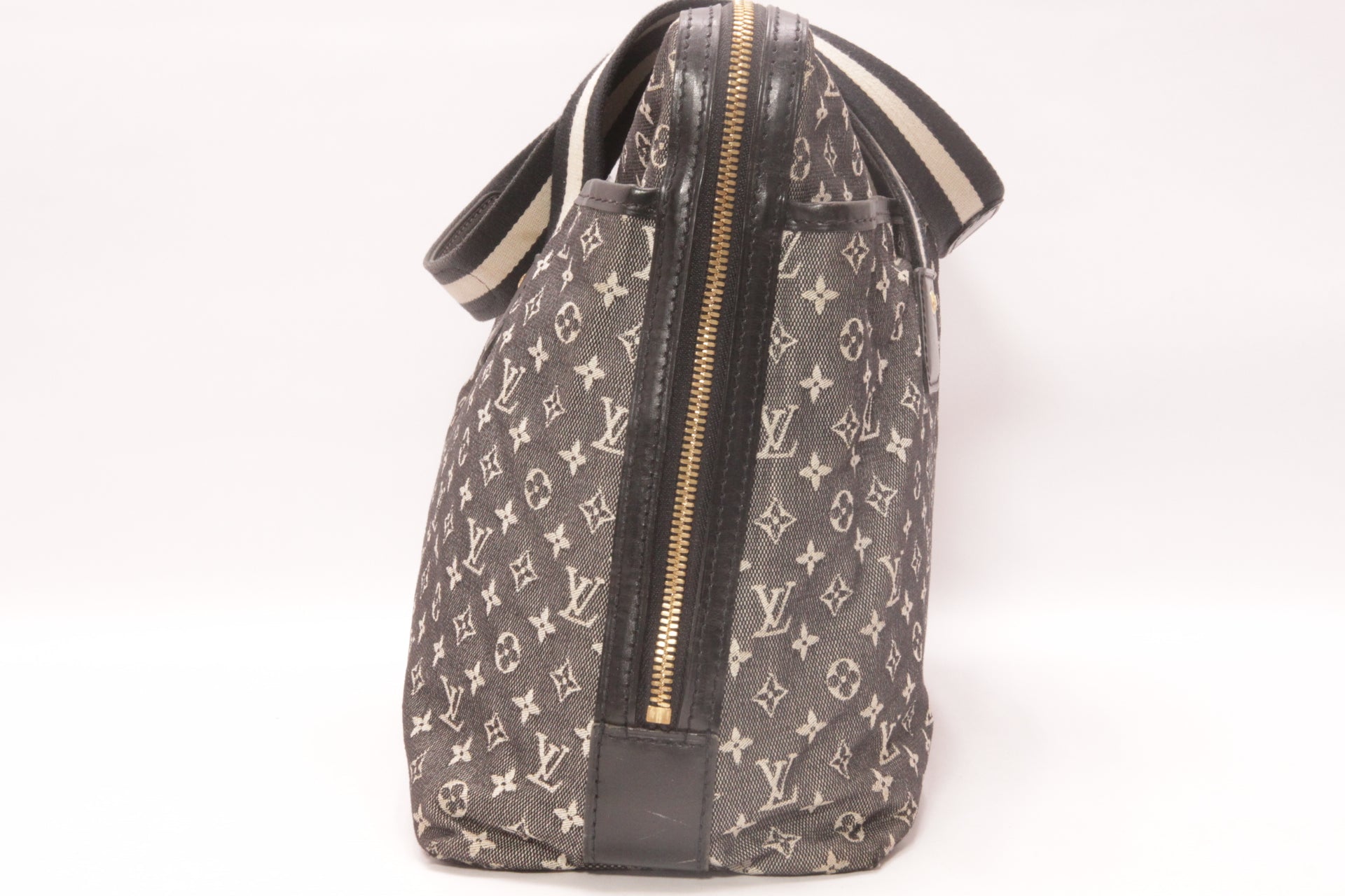 Louis Vuitton Mini Lin Mary Kate Blue Shopper