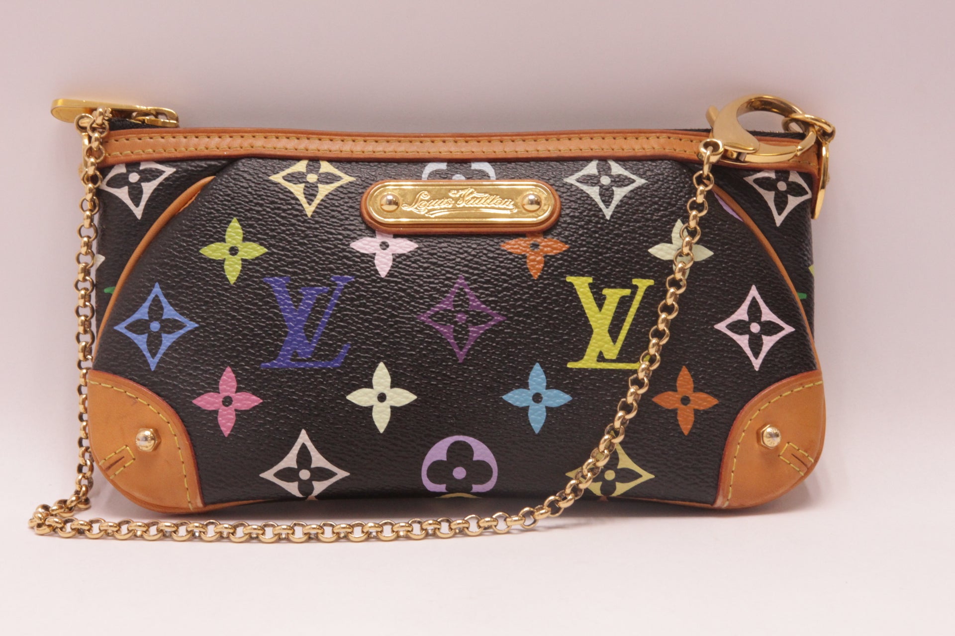 Black multicolor louis vuitton bag online