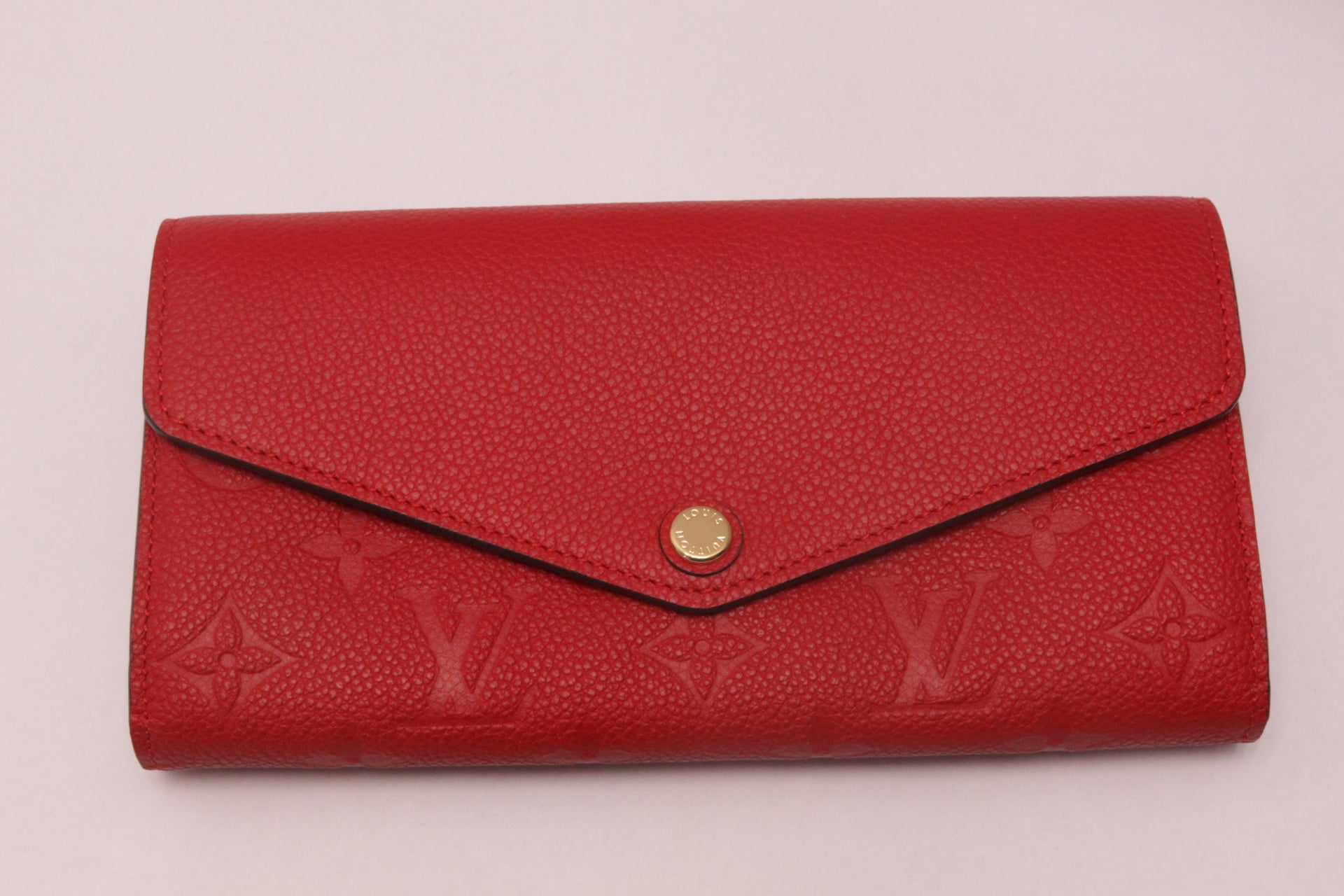 Louis Vuitton Sarah Empreinte Cerise Geldbörse