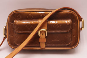 Louis Vuitton Christy MM Monogram Vernis Bronze