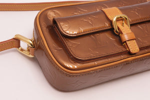 Louis Vuitton Christy MM Monogram Vernis Bronze