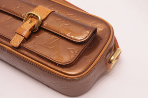 Louis Vuitton Christy MM Monogram Vernis Bronze