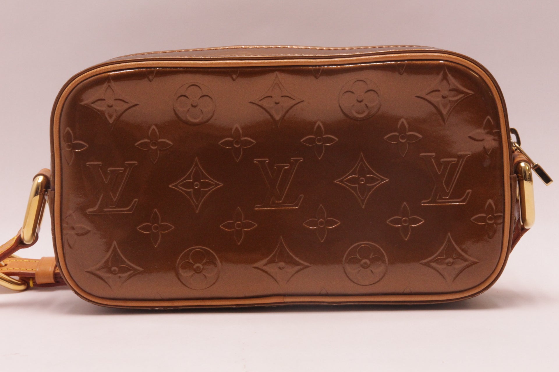 Louis Vuitton Christy MM Monogram Vernis Bronze