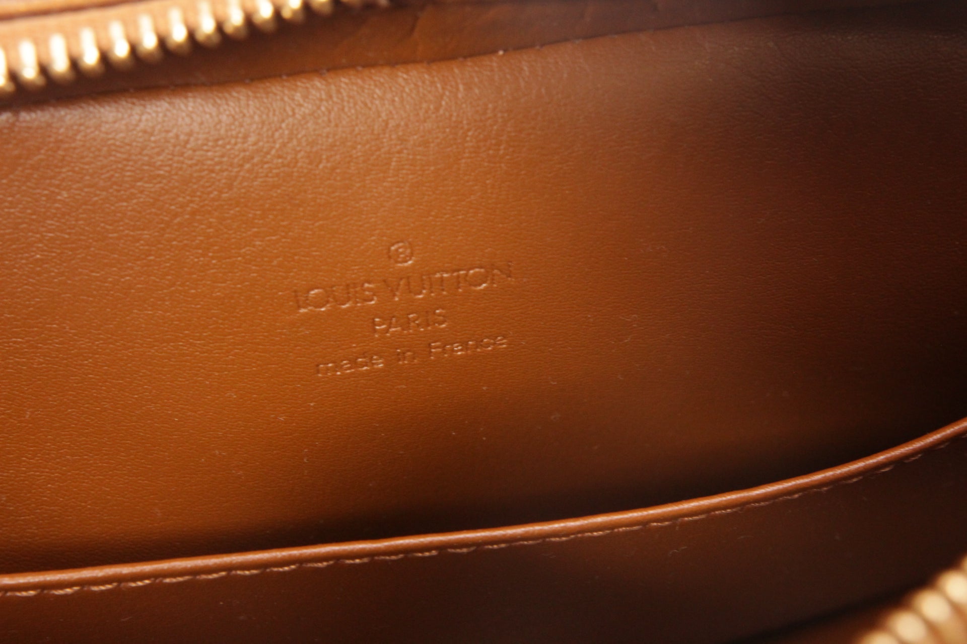 Louis Vuitton Christy MM Monogram Vernis Bronze