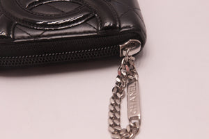 Chanel Cambon Line Leder Zippy Geldbörse