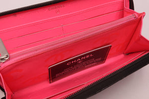 Chanel Cambon Line Leder Zippy Geldbörse