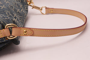 Louis Vuitton Mini Pleaty Denim Bag Blue
