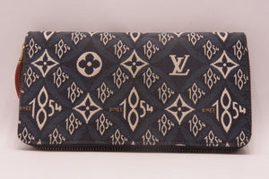 Louis Vuitton 1854 Zippy Blau/Weiss