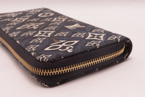 Louis Vuitton 1854 Zippy Blau/Weiss