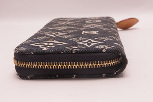 Louis Vuitton 1854 Zippy Blau/Weiss