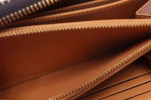 Louis Vuitton 1854 Zippy Blau/Weiss