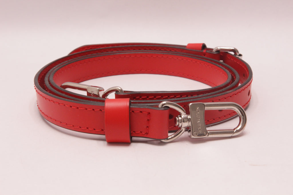 Louis Vuitton Leder Schulterriemen Rot