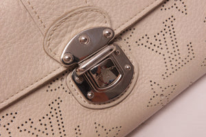 Louis Vuitton Mahina Amelia Ivory Leder Geldbörse