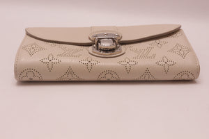 Louis Vuitton Mahina Amelia Ivory Leder Geldbörse