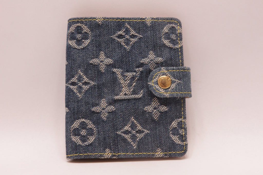 Louis Vuitton Monogram Denim Mini Agenda Tagesplaner