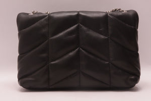 Yves Saint Laurent Puffer Toy aus Lammleder Noir