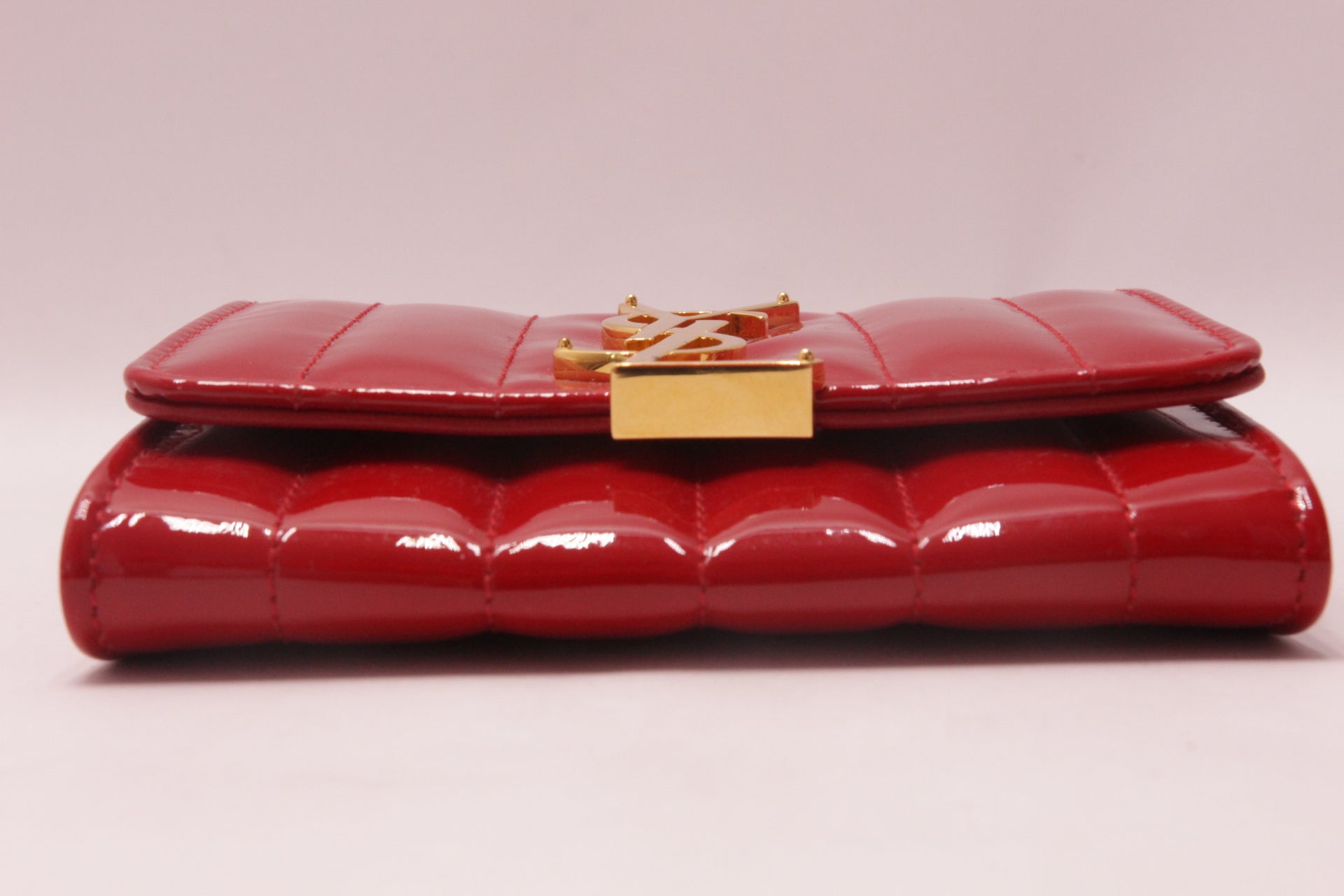 Yves Saint Laurent Geldbörse Lackleder