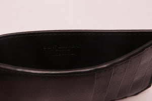 Yves Saint Laurent Kartenetui aus Lammleder Noir