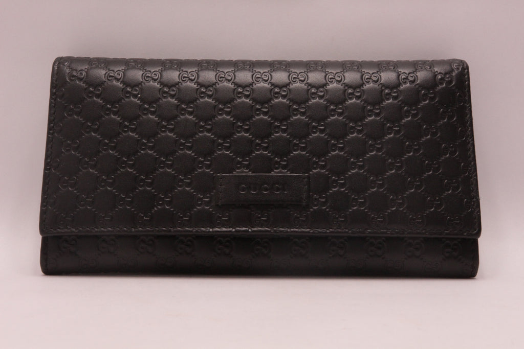 Gucci Micro Guccissima Leder Geldbörse