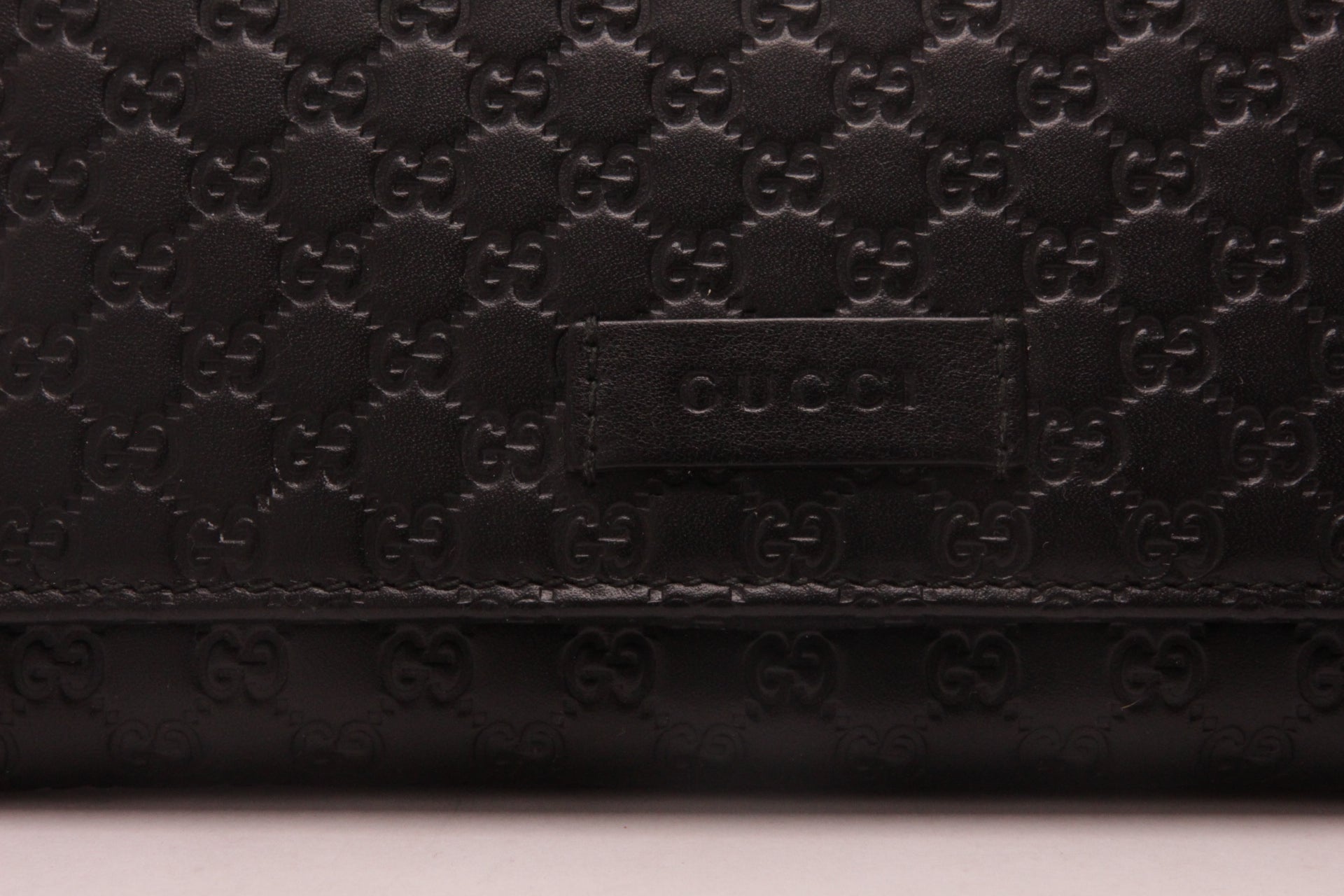 Gucci Micro Guccissima Leder Geldbörse