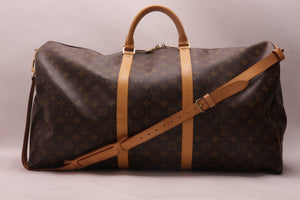 Louis Vuitton Keepall 60 Monogram Bandouliere Weekender