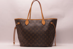 Louis Vuitton Neverfull MM Monogram Set