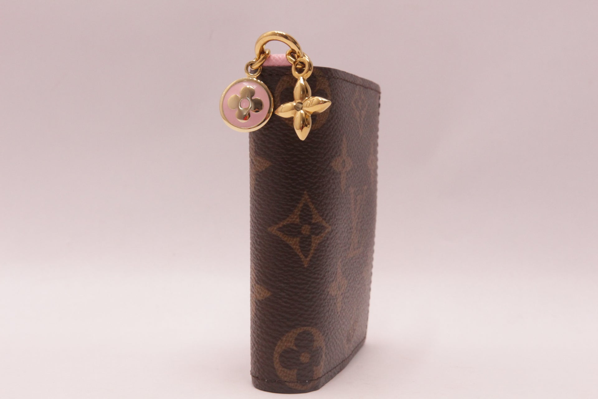 Louis Vuitton Monogram LV Flower Charms Pocket Geldbörse Rarität