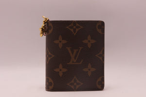 Louis Vuitton Monogram LV Flower Charms Pocket Geldbörse Rarität