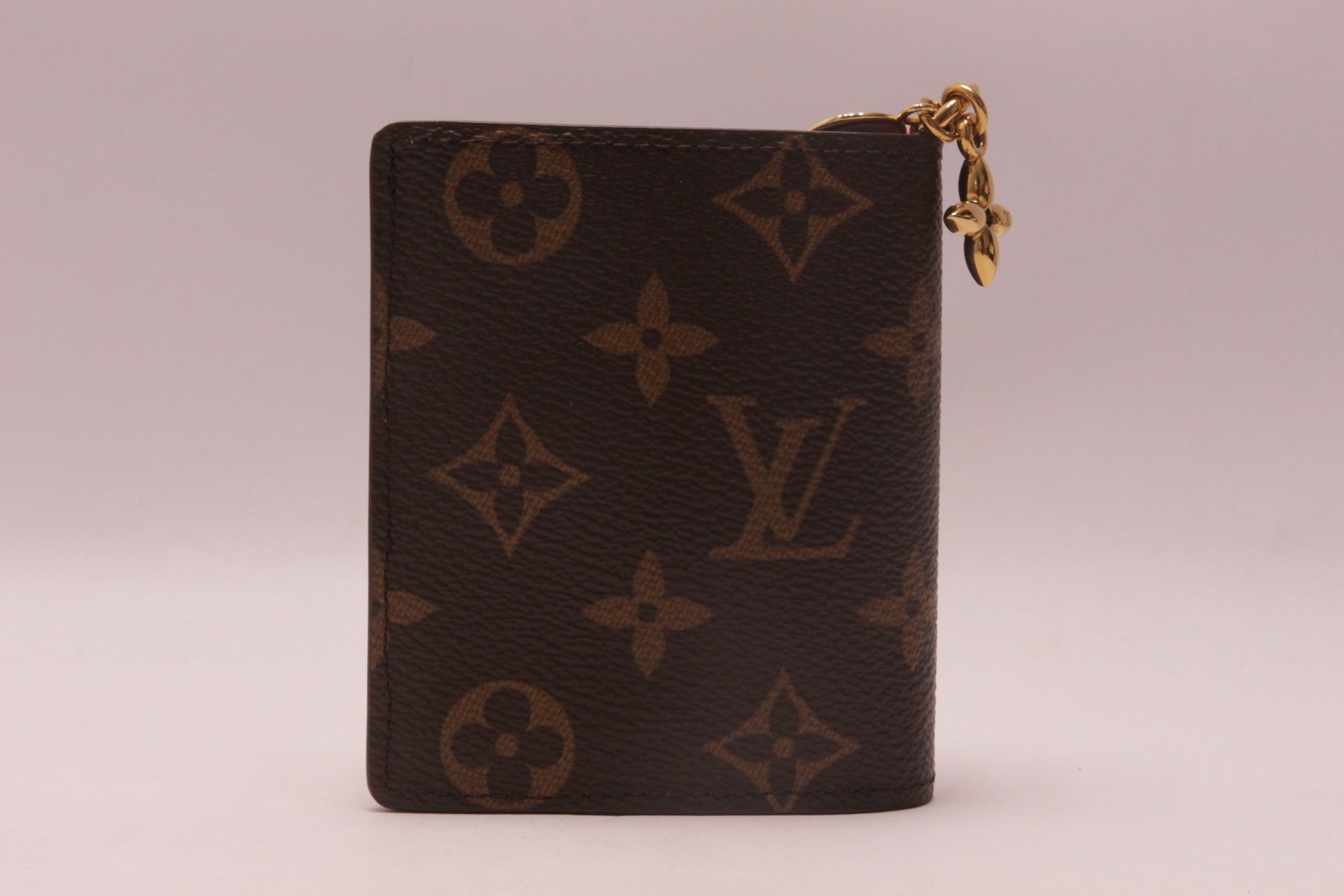 Louis Vuitton Monogram LV Flower Charms Pocket Geldbörse Rarität
