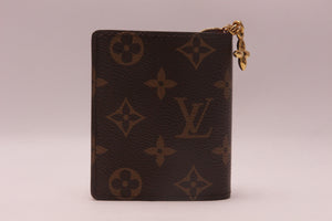 Louis Vuitton Monogram LV Flower Charms Pocket Geldbörse Rarität