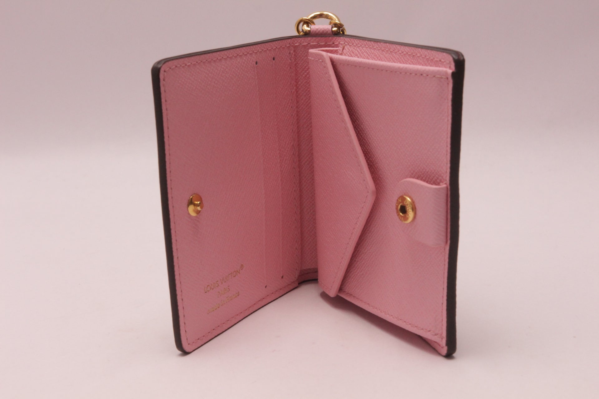Louis Vuitton Monogram LV Flower Charms Pocket Geldbörse Rarität