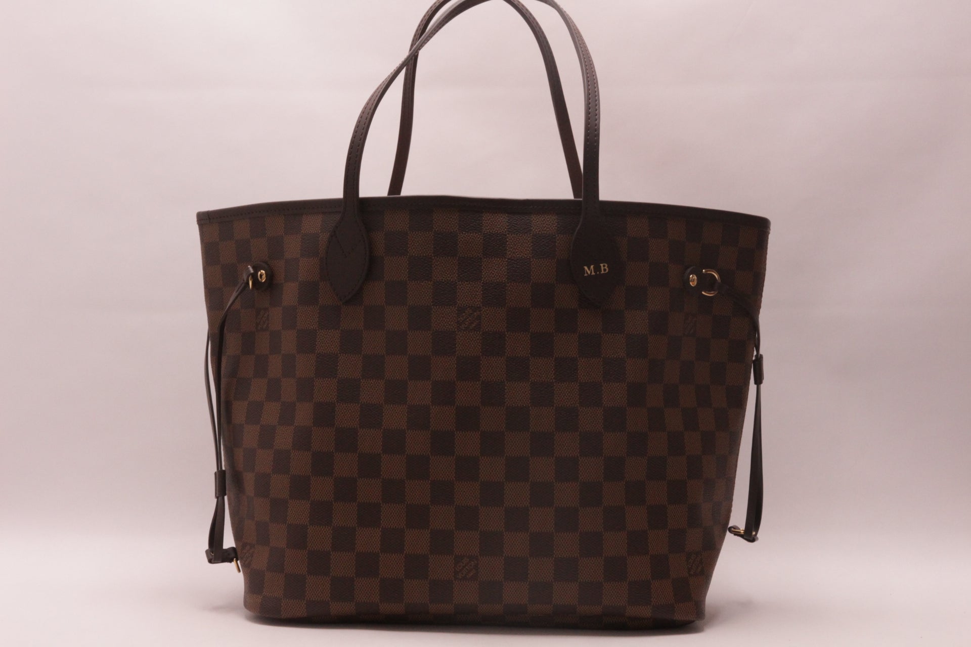 Louis Vuitton Neverfull MM Damier Rose Ballerine Set