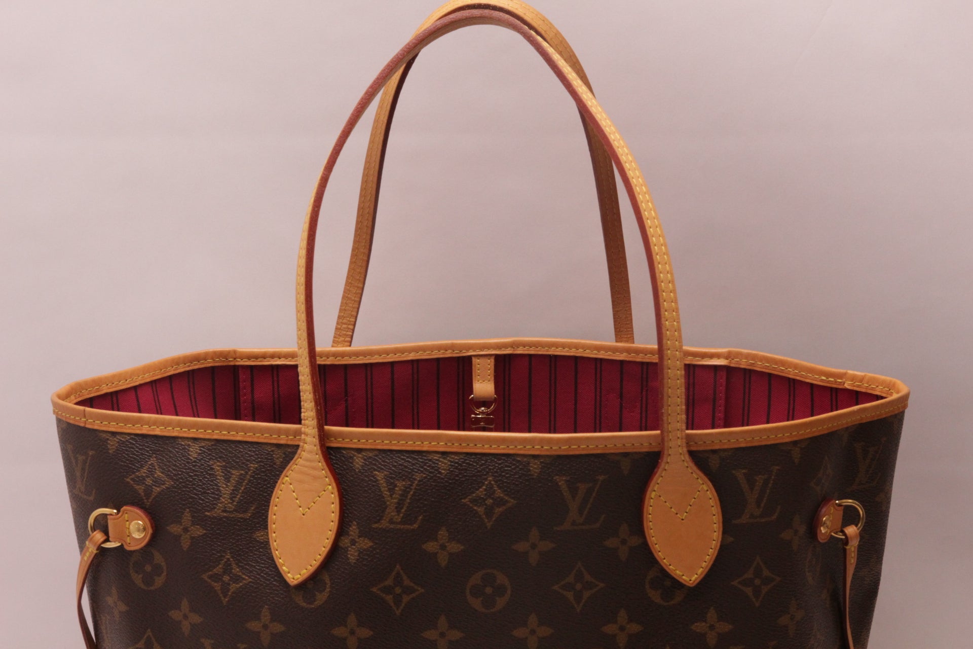 Louis Vuitton Neverfull MM Monogram Pivione Pink Set