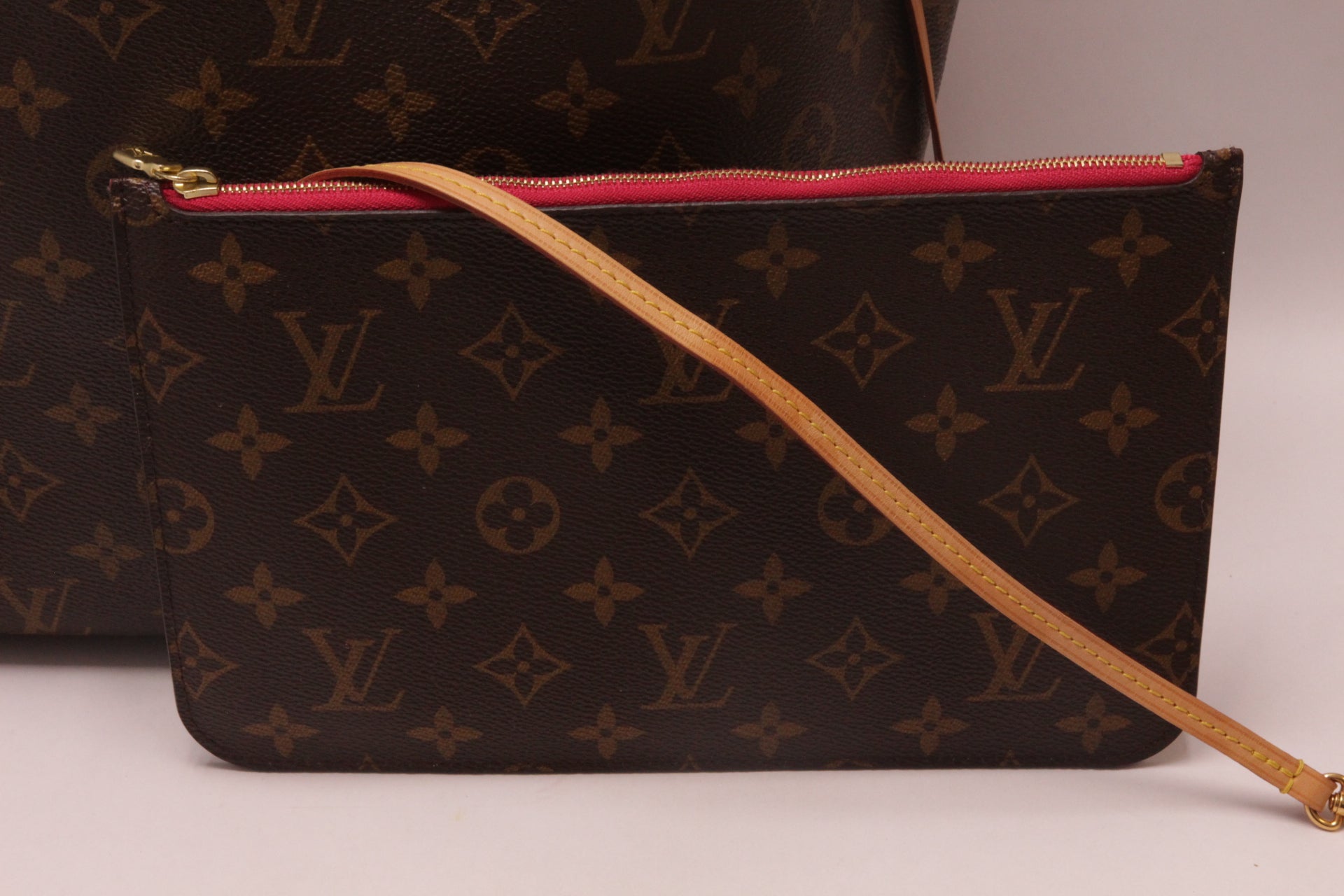 Louis Vuitton Neverfull MM Monogram Pivione Pink Set