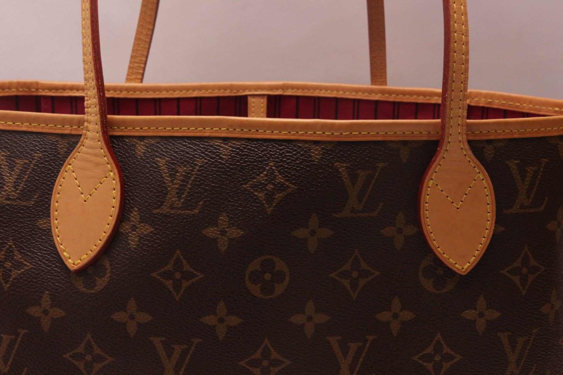 Louis Vuitton Neverfull MM Monogram Pivione Pink Set