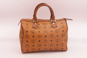 MCM Visetos Boston Handtasche