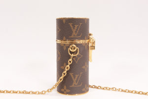 Louis Vuitton Monogram Chain Lipstick Case – The Closet