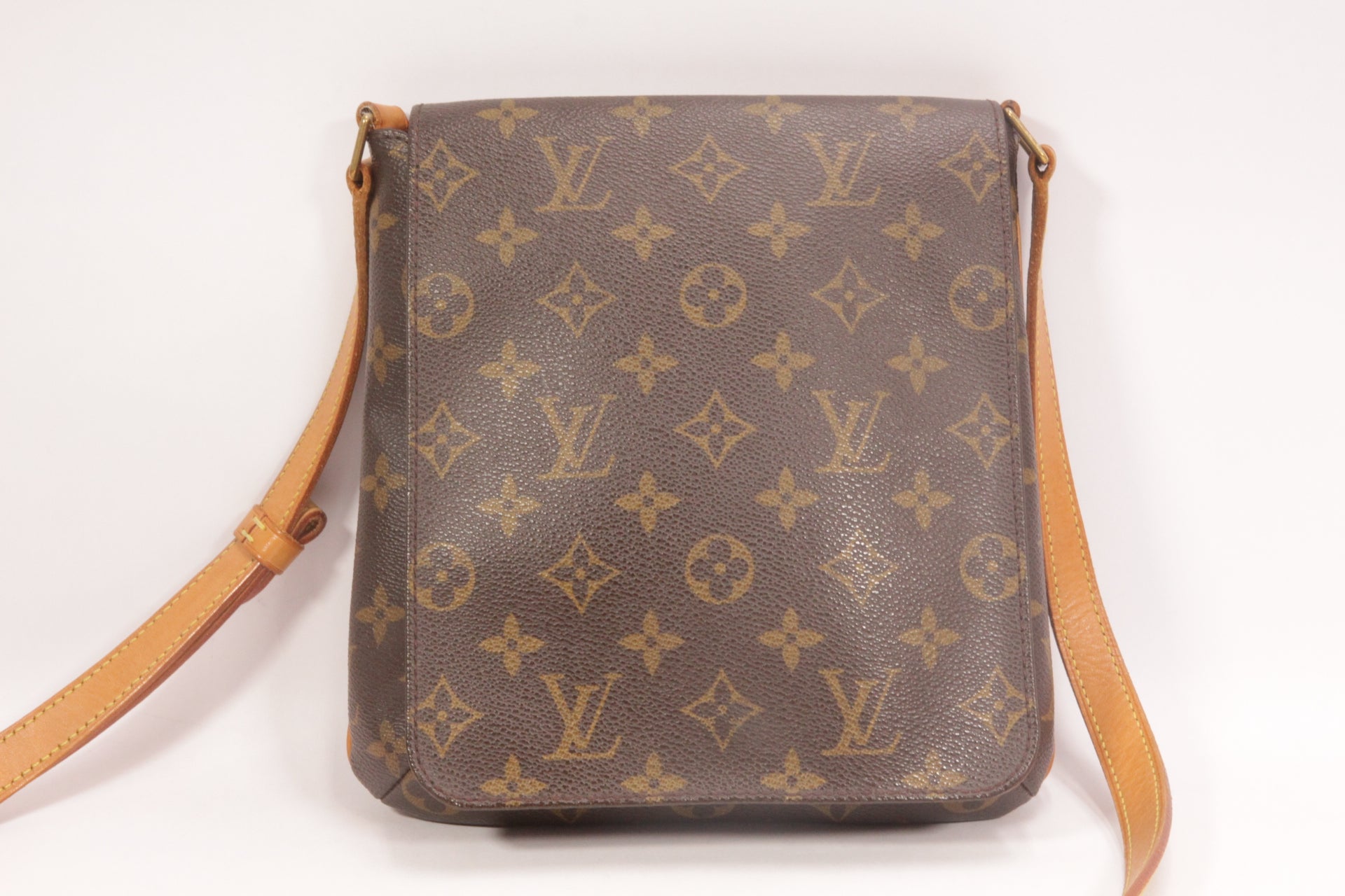 Louis Vuitton Musette Salsa Handbag Monogram Canvas GM Brown 2244141