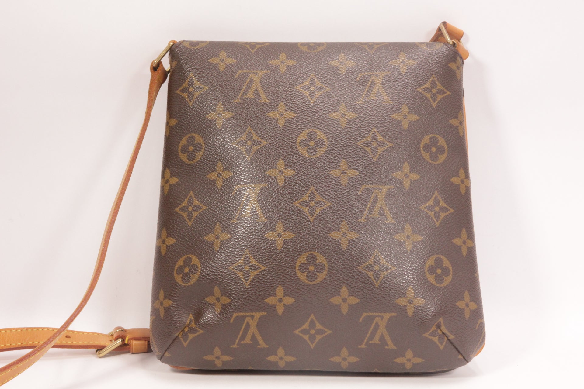 Brown Louis Vuitton Monogram PM Musette Salsa Long Strap Crossbody